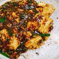 白うさぎ☆ぶー's cooksnap of when they made 簡単♪アレンジ中華☆黒ごまニラ麻婆豆腐.
