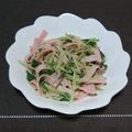 ☆★☆mint☆★☆'s cooksnap of when they made ハム＆水菜炒め：冷凍お弁当野菜おかず.