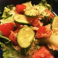 nakkey＊'s cooksnap of when they made 簡単☆トマトときゅうりの中華サラダ☆.
