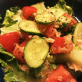 nakkey＊'s cooksnap of when they made 簡単☆トマトときゅうりの中華サラダ☆.