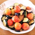 yama405's cooksnap of when they made ナスとトマトのさっぱりサラダ.