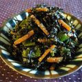 ayureo's cooksnap of when they made ひじきのゴマ味噌和え.