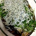 aqua33's cooksnap of when they made なすと水菜しらすの　コクうまポン酢かけ.