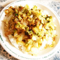 おきくのキッチン's cooksnap of when they made 餃子風あんかけ丼　★宇都宮学校給食.