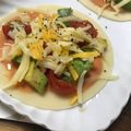 n＆k's cooksnap of when they made アボカドとパプリカ・トマトの純正ピッツァ.