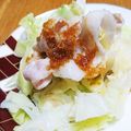 chamame☆'s cooksnap of when they made 豚しゃぶ♪キャベツ・豚しゃぶしゃぶ用・鍋.