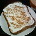 ヨメHunch's cooksnap of when they made ヨーグルト＊シナモントースト.