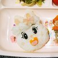 mutsu＊'s cooksnap of when they made しまじろうの友達みみりん❤️のキャラ弁♪.