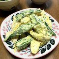 YUKIKI☆'s cooksnap of when they made 簡単！オクラとささみのマヨ和え.