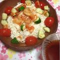 ぽぽきゅ's cooksnap of when they made 簡単♡美味しい♡さっぱりトマトキムチ素麺.