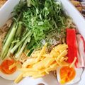 レンジ活用's cooksnap of when they made 冷やし納豆味噌ラーメン.