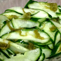 めがねりんご's cooksnap of when they made きゅうりとごはん昆布の酢の物.
