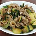 がんにゃん's cooksnap of when they made 豚肉とズッキーニのオイスターソース炒め.