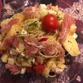 クック55GMTK☆'s cooksnap of when they made ヘルシー♡トマトの桃の冷製パスタ.