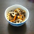 choco♪w's cooksnap of when they made 蓮根☆れんこんのひじき煮.