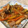 ミーコ＆だいちゃん♡'s cooksnap of when they made ズッキーニと豚肉の甘酢炒め.
