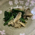 こぶ99's cooksnap of when they made 簡単☆舞茸と小松菜の冷やし煮浸し♪.