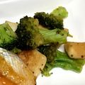 ＊＊天然水＊＊'s cooksnap of when they made ハンペンとブロッコリーのバタポン炒め.