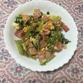 大切な友♡'s cooksnap of when they made 小松菜ベーコン卵バター醤油炒め！.