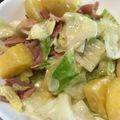 ayahi's cooksnap of when they made ベーコンじゃが芋キャベツのマヨネーズ炒め.