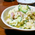 猫のオソマ's cooksnap of when they made ポテトサラダのきゅうりは水塩で！.
