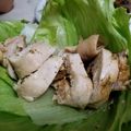 lovemalawi's cooksnap of when they made スチーマーで5分★鶏むね肉の梅しそロール.