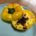 hawaiisuki's cooksnap of when they made ～パプリカのたまごグラタン風～.