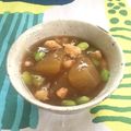 Yukeel's cooksnap of when they made 冬瓜とえび、枝豆のあんかけ.