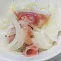 クックtake⭐️'s cooksnap of when they made 新たまねぎと生ハムの塩マリネ.