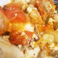 クックRKLL36☆'s cooksnap of when they made 真夏！辛旨トマトたっぷり豚キムチーズ豆腐.