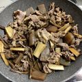 はちのすけ♪'s cooksnap of when they made ✦牛肉とゴボウとこんにゃく煮✦.