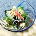 madamーyuri's cooksnap of when they made 夏【しらす・わかめ・胡瓜の酢の物】.