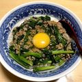 梅。料理修行中's cooksnap of when they made 麻婆ニラ丼.