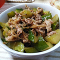 マメまま⭐'s cooksnap of when they made 豚肉と巨大きゅうりの中華風炒め煮.