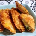daashima's cooksnap of when they made ポテサラを包んだハムカツ.