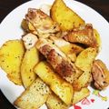 ityk2001's cooksnap of when they made 鶏もも肉とじゃがいものハーブ焼き.