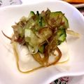 ミニオレンジ☆'s cooksnap of when they made 爽やか！ミョウガと胡瓜の冷や奴.