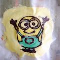 ステーキ2枚's cooksnap of when they made チョコプレート ミニオン　富岡義勇.