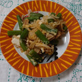 イチゴ、イチゴ。's cooksnap of when they made 新たまねぎとスナップエンドウの卵とじ.