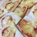 リラシャン's cooksnap of when they made 簡単☆餃子の皮でパリパリピザ♪.