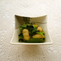 puniＫ's cooksnap of when they made ほうれんそうと油揚げの旨煮.