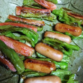 たぬとん's cooksnap of when they made ぷちおかず♥ししとうに詰めて焼くだけ.