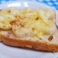めみたん☆'s cooksnap of when they made ❁バナナとチーズと蜂蜜のトースト❁.