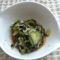 kyoko＊k's cooksnap of when they made しらす☆きゅうり☆わかめの酢の物.