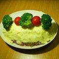 ☆みれい☆彡's cooksnap of when they made クリスマスケーキ風ミートローフ.