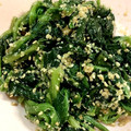 蒼の雫sp's cooksnap of when they made ほうれん草の めんつゆ おひたし.