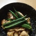 白雪にゃんこ's cooksnap of when they made 夏バテ解消！鶏肉とオクラのスタミナ煮物.