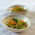 かっちゃん杉's cooksnap of when they made うちの味☆栄養第一❣三つ葉と人参の箸休め.