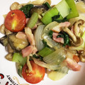 ばやし's cooksnap of when they made 青梗菜＆トマト＆茄子＆豚肉のコンソメ炒め.