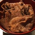 37kaori's cooksnap of when they made 甘辛♡簡単割り下deすき焼き風ｽﾃｰｷ丼.